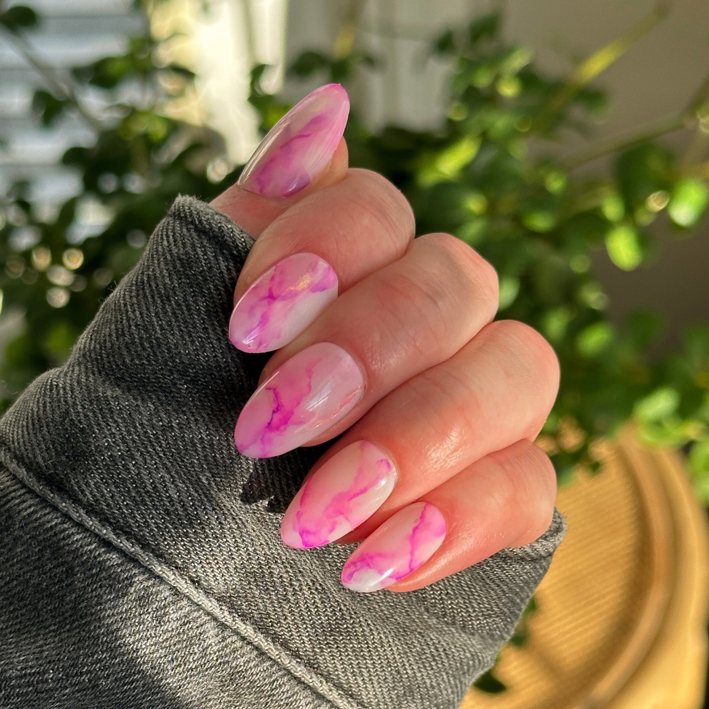 Pink Dragon Vein Agate